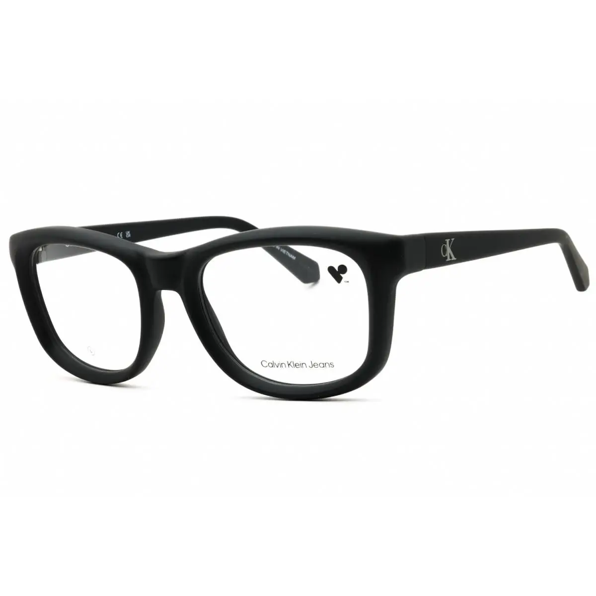 Jeans CKJ25614 002 Matte Black 53mm Eyeglasses by Calvin Klein