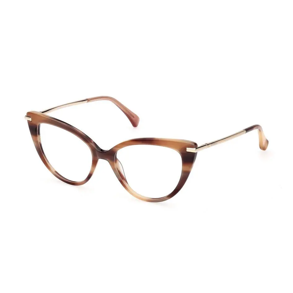 Maxmara MM5145 047 Acetate Light Brown Havana Cat Eye Optical Eyeglasses