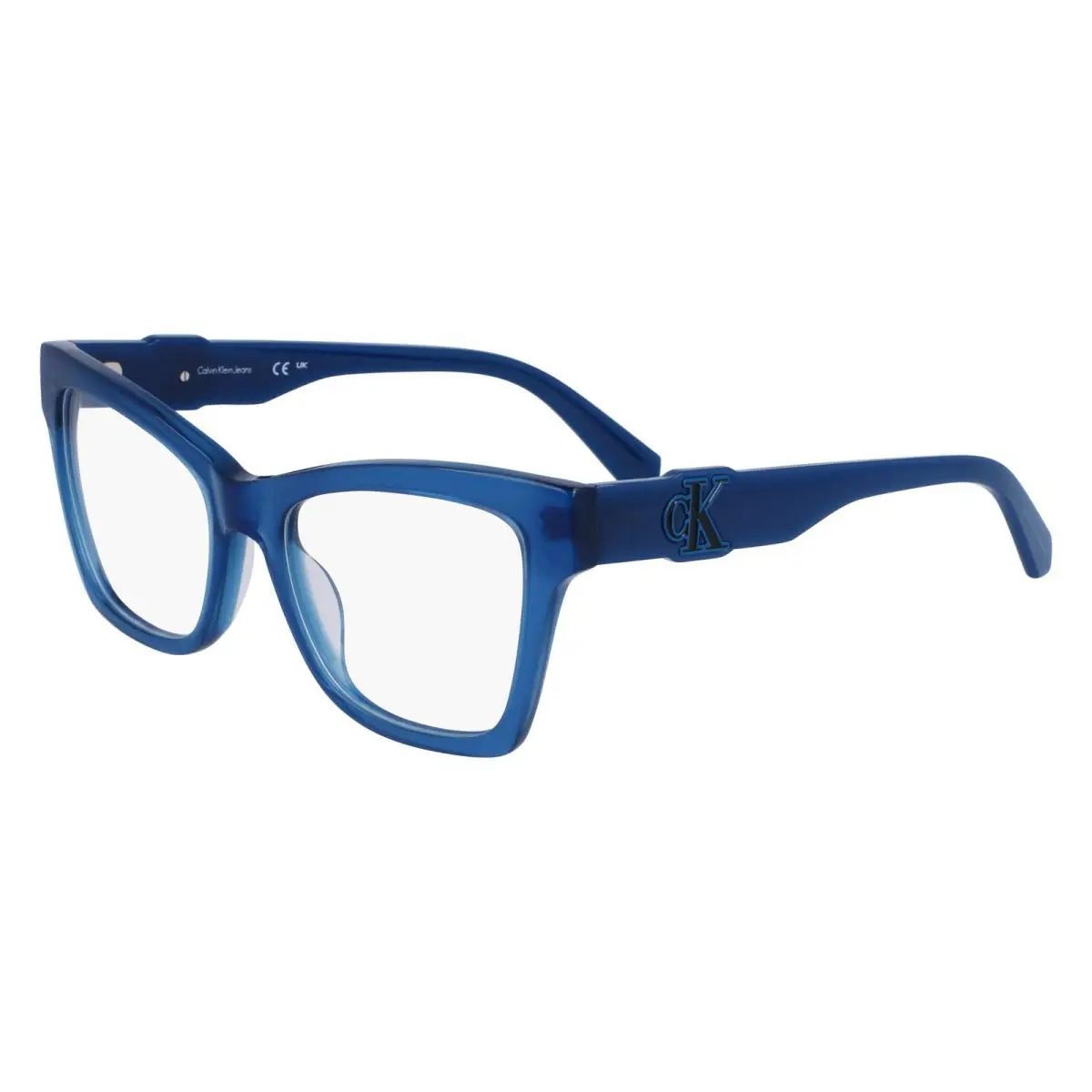 Calvin Klein Jeans Ckj 23646 Blue 400 Size 52 Eyeglasses