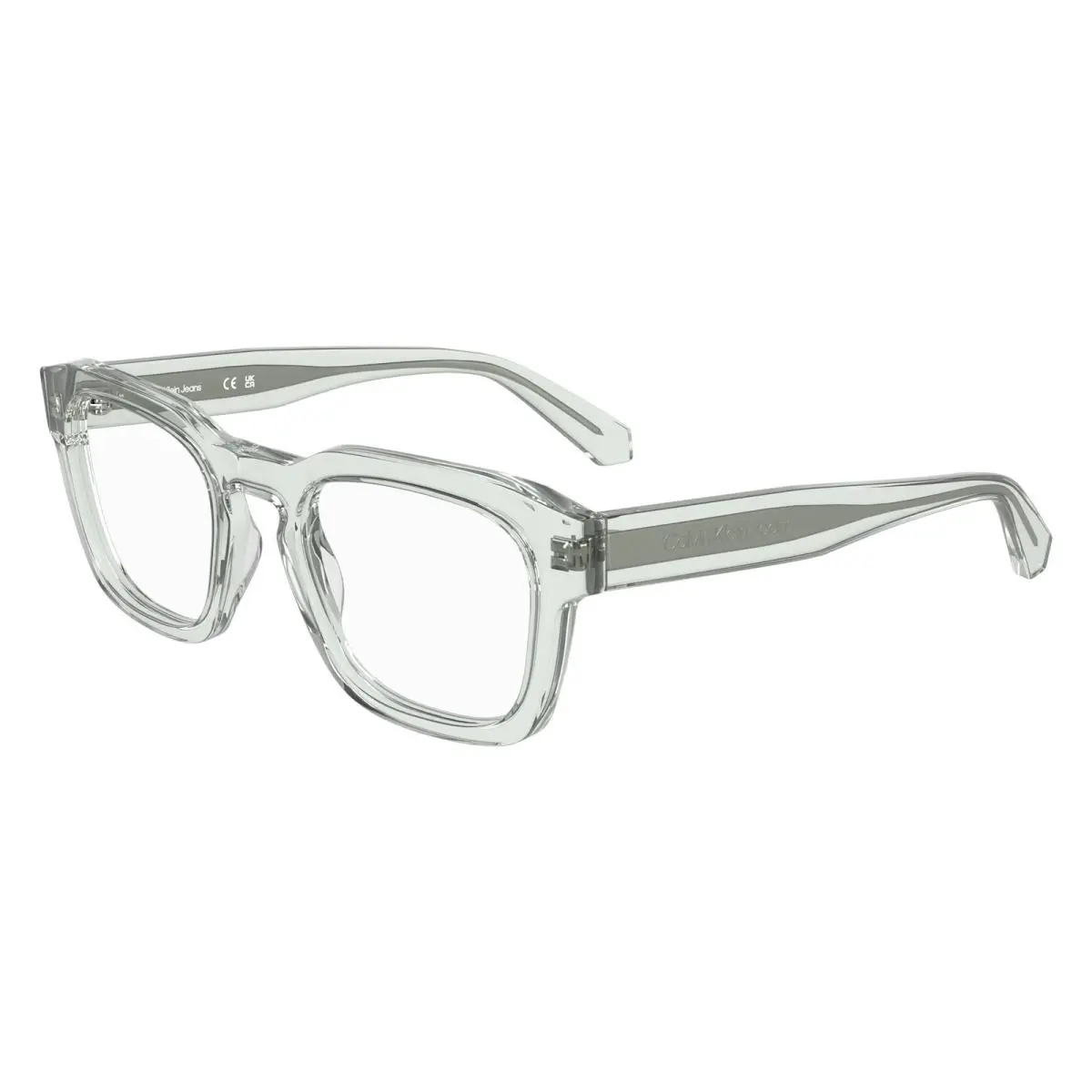 Calvin Klein Jeans Ckj 25610 Crystal To Blue 010 Size 51 Eyeglasses