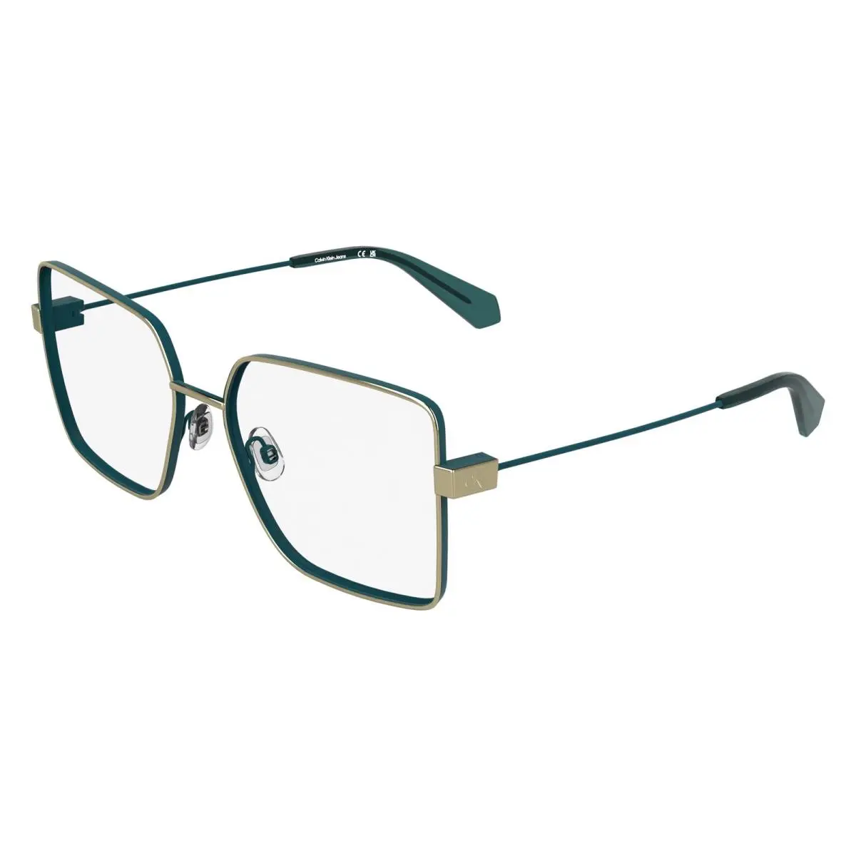 Calvin Klein Jeans Ckj 26203 Gold/matte Petrol 729 Size 56 Eyeglasses