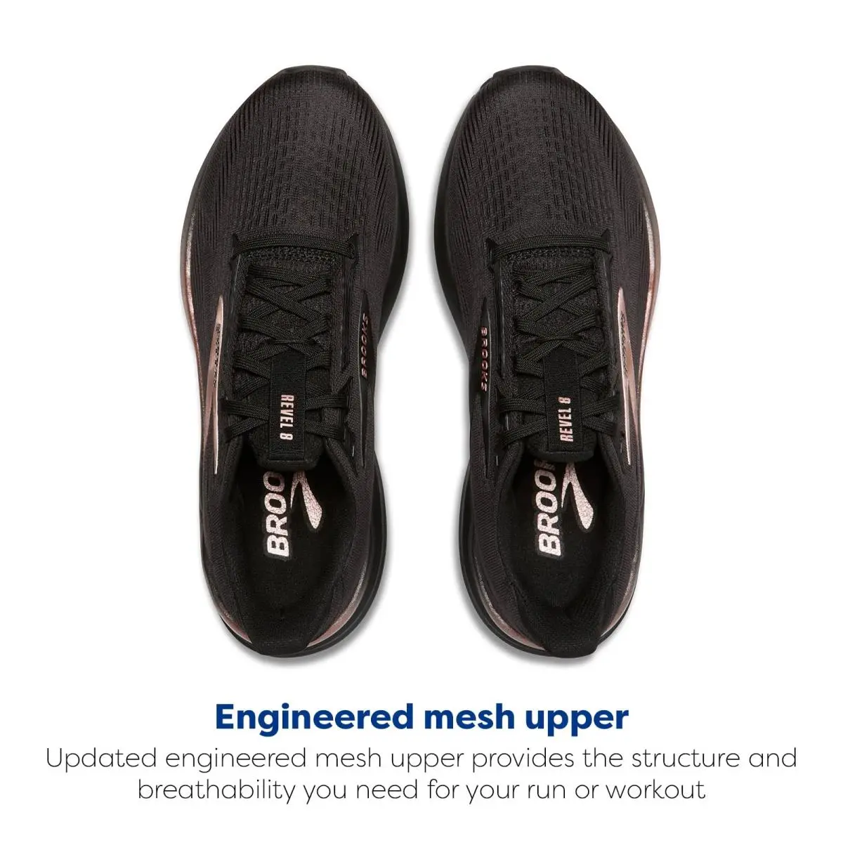 Brooks shoes - 120456 - 120456 - Black/Black/Rose Gold (UPC: 195394685725) 2