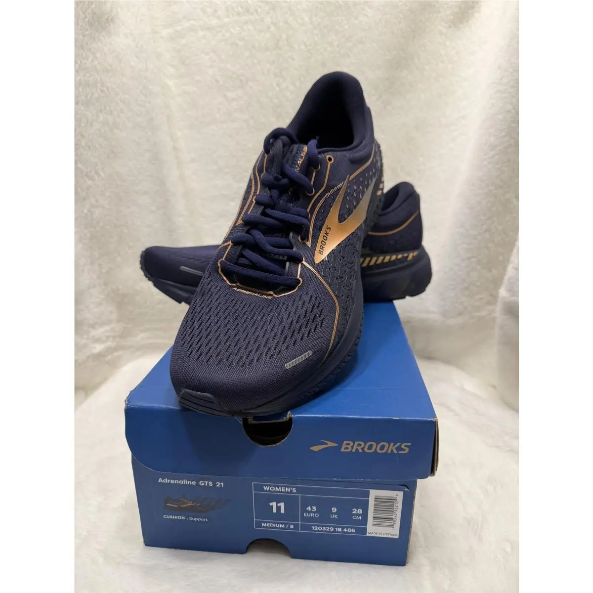 Brooks Adrenaline Gts 21 Running Sneakers Women`s Size 11 - Men`s Size 9.5