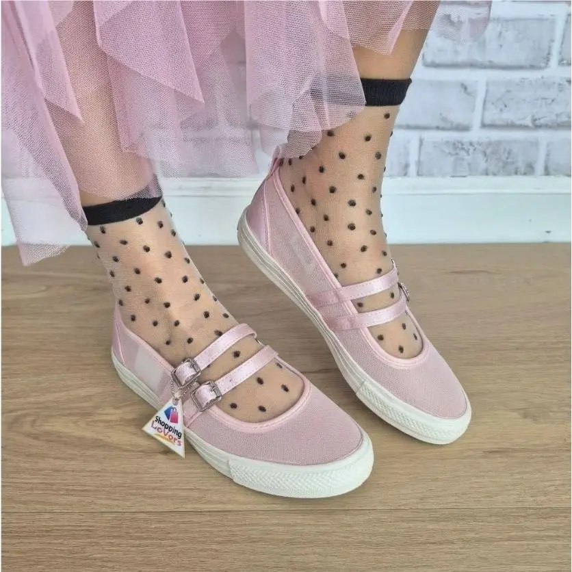 Converse Chuck Dainty Mary Jane Mesh Sz 9.5 Women`s Shoes Sneaker Pink A17482F