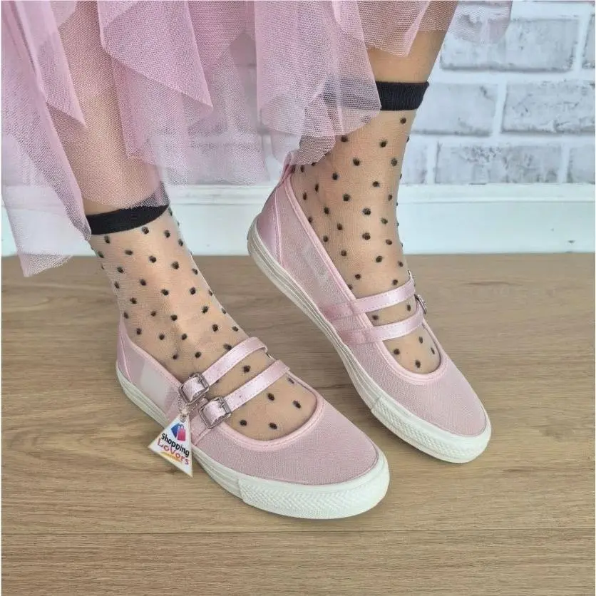 Converse Chuck Dainty Mary Jane Mesh Sz 8.5 Women`s Shoes Sneaker Pink A17482F
