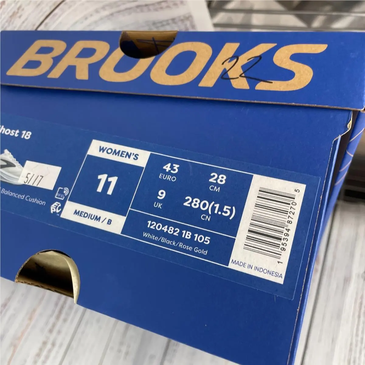 Brooks shoes - Brooks Ghost - Ghost - White (UPC: 195394872705) 9