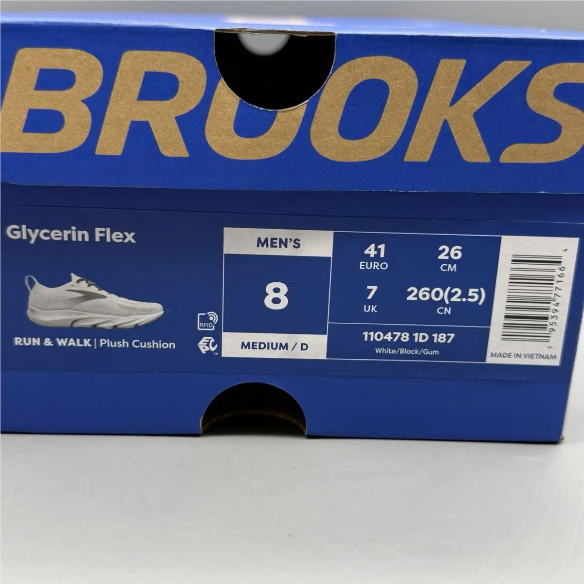 Brooks shoes - Glycerin Flex - Glycerin Flex - 1104781D187 - White 11