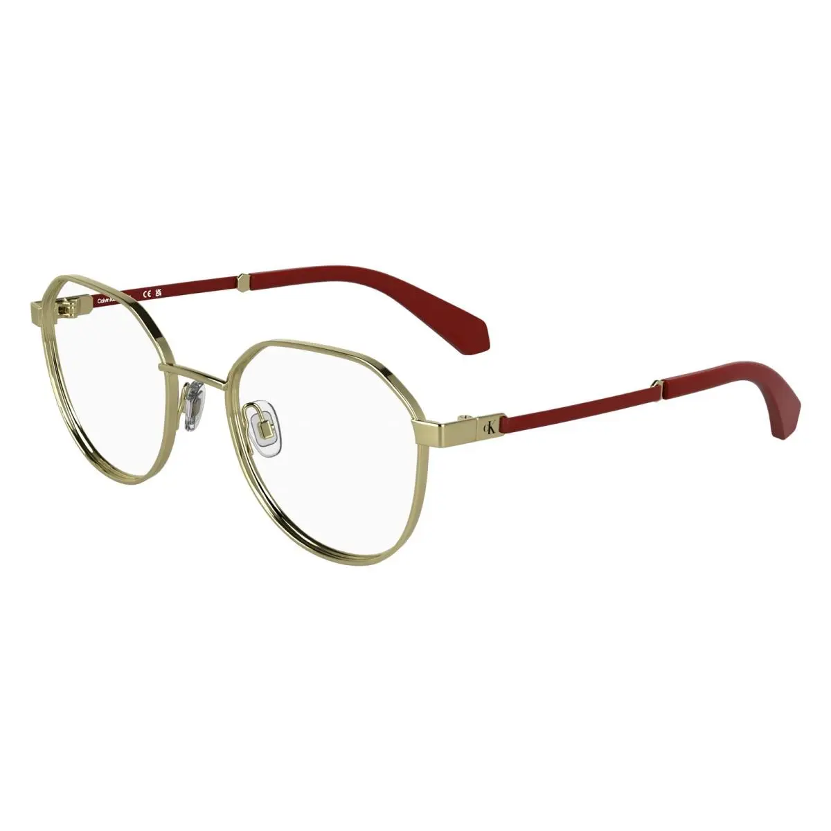Calvin Klein Jeans Ckj 25304 Gold 717 Size 49 Eyeglasses