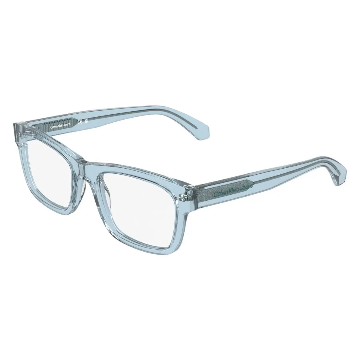 Calvin Klein Jeans Ckj 26303 Transparent Azure To Blue 401 Size 48 Eyeglasses