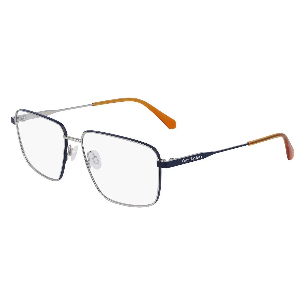 Calvin Klein Jeans Ckj 23203 Silver/blue 044 Size 56 Eyeglasses