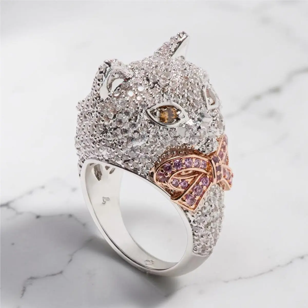 Kate Spade Pawlina Cocktail Ring Size 5 KJ236