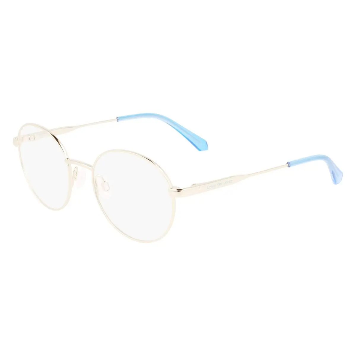 Calvin Klein Jeans Ckj 22305 Gold 717 Size 47 Eyeglasses