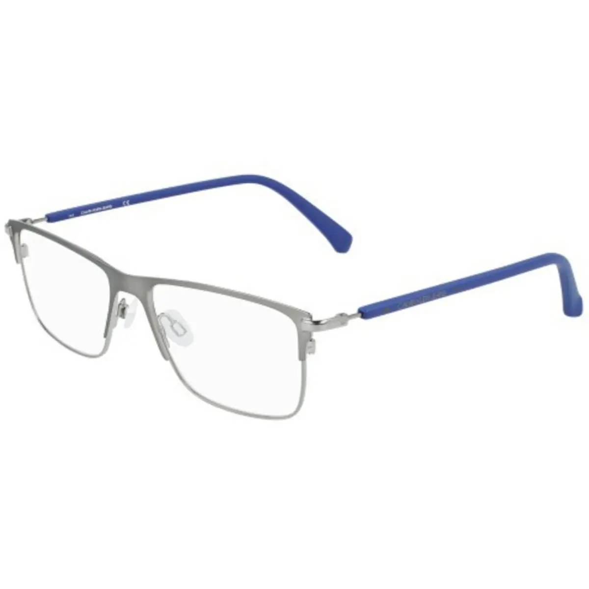 Calvin Klein Jeans Ckj 21400 Satin Gunmetal 008 Size 54 Eyeglasses