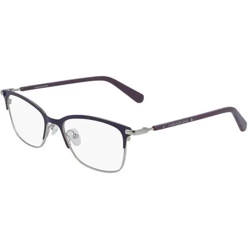 Calvin Klein Jeans Ckj 19312 Satin Purple 502 Size 50 Eyeglasses