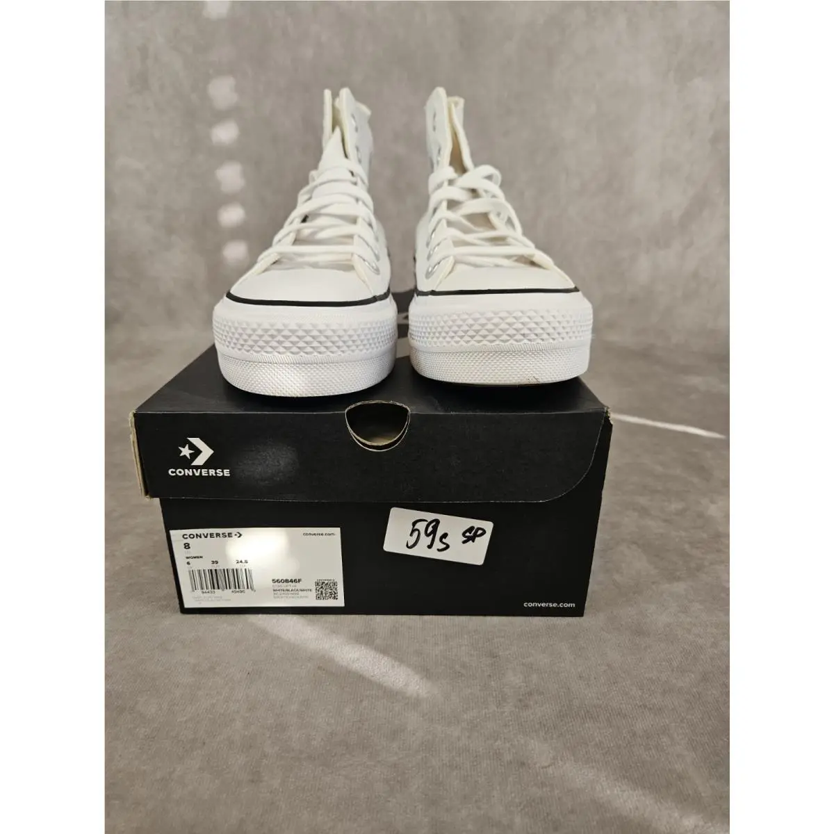 Converse shoes - 560846F 102 - White/Black/White 1