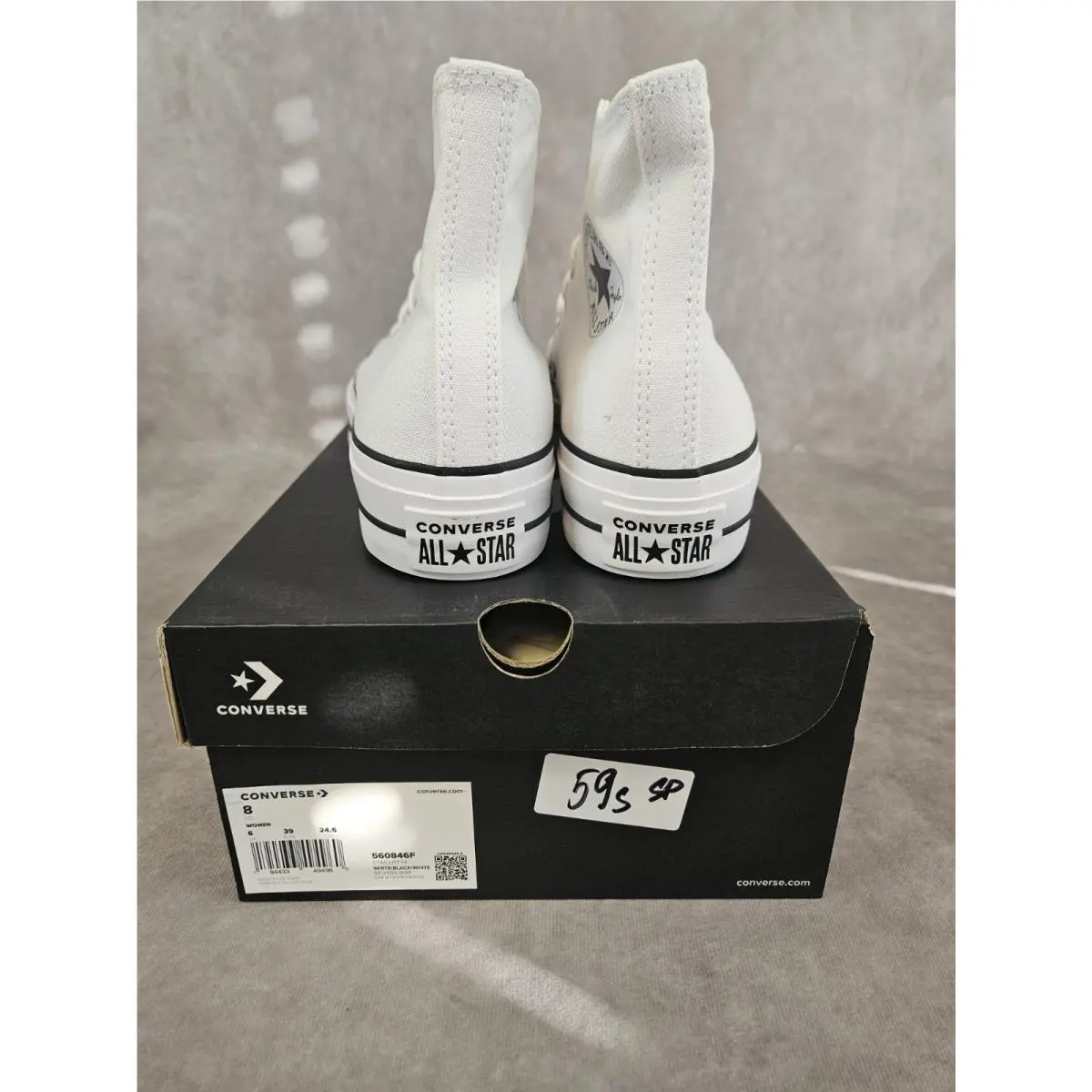 Converse shoes - 560846F 102 - White/Black/White 3