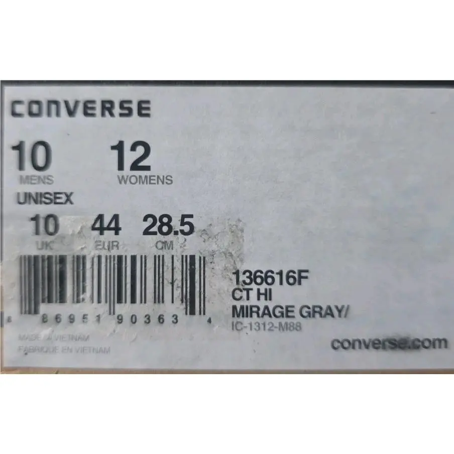 Converse shoes - Chuck Taylor - Chuck Taylor - 136616F - Mirage Gray 5