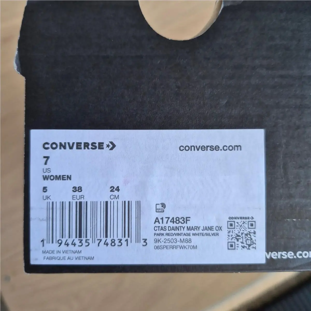 Converse shoes - Converse Chuck Taylor All Star - A17483F - Red (UPC: 194435748313) 6