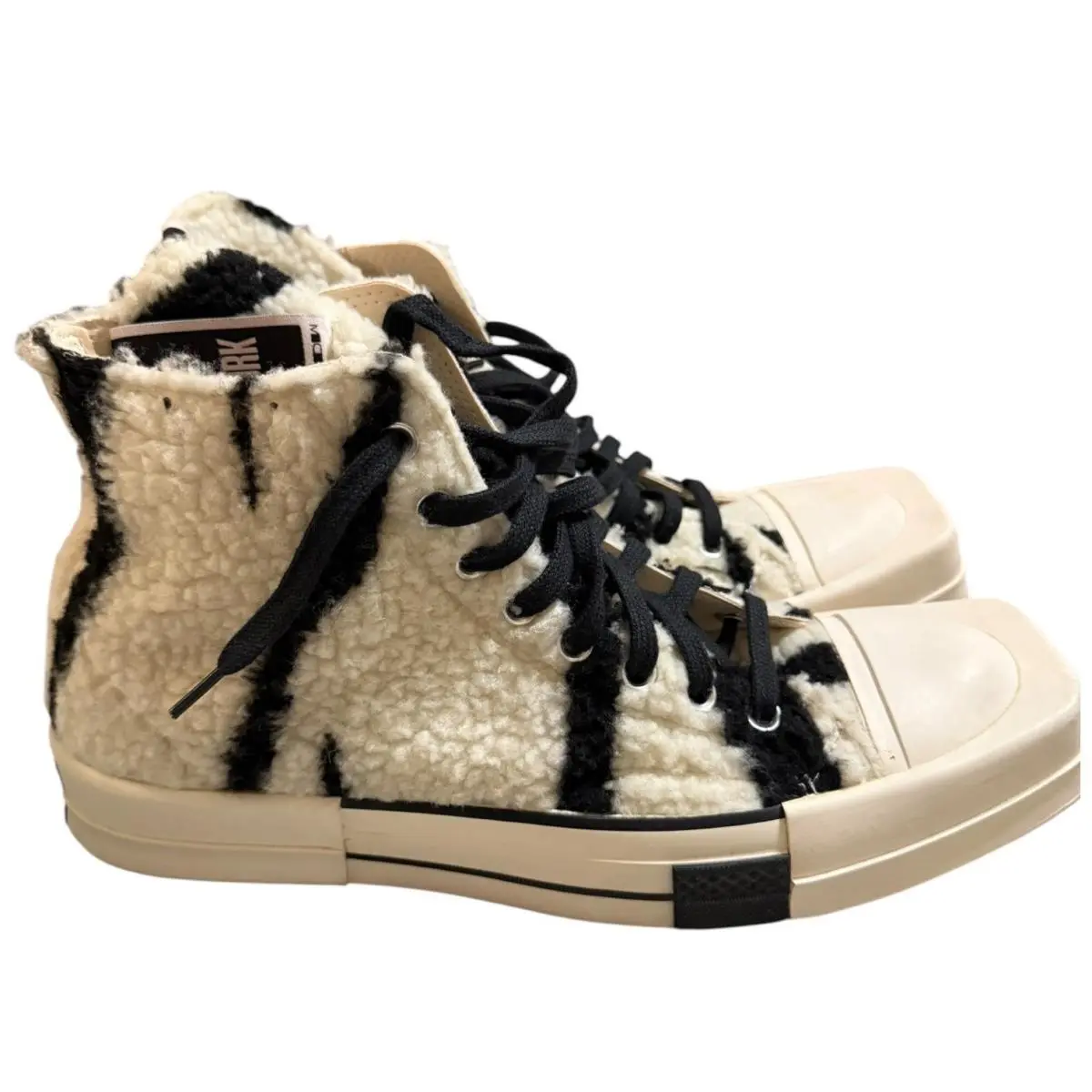 Converse Owens Drkshdw Turbodrk Chuck 70 High Zebra Sherpa Sz 9.5