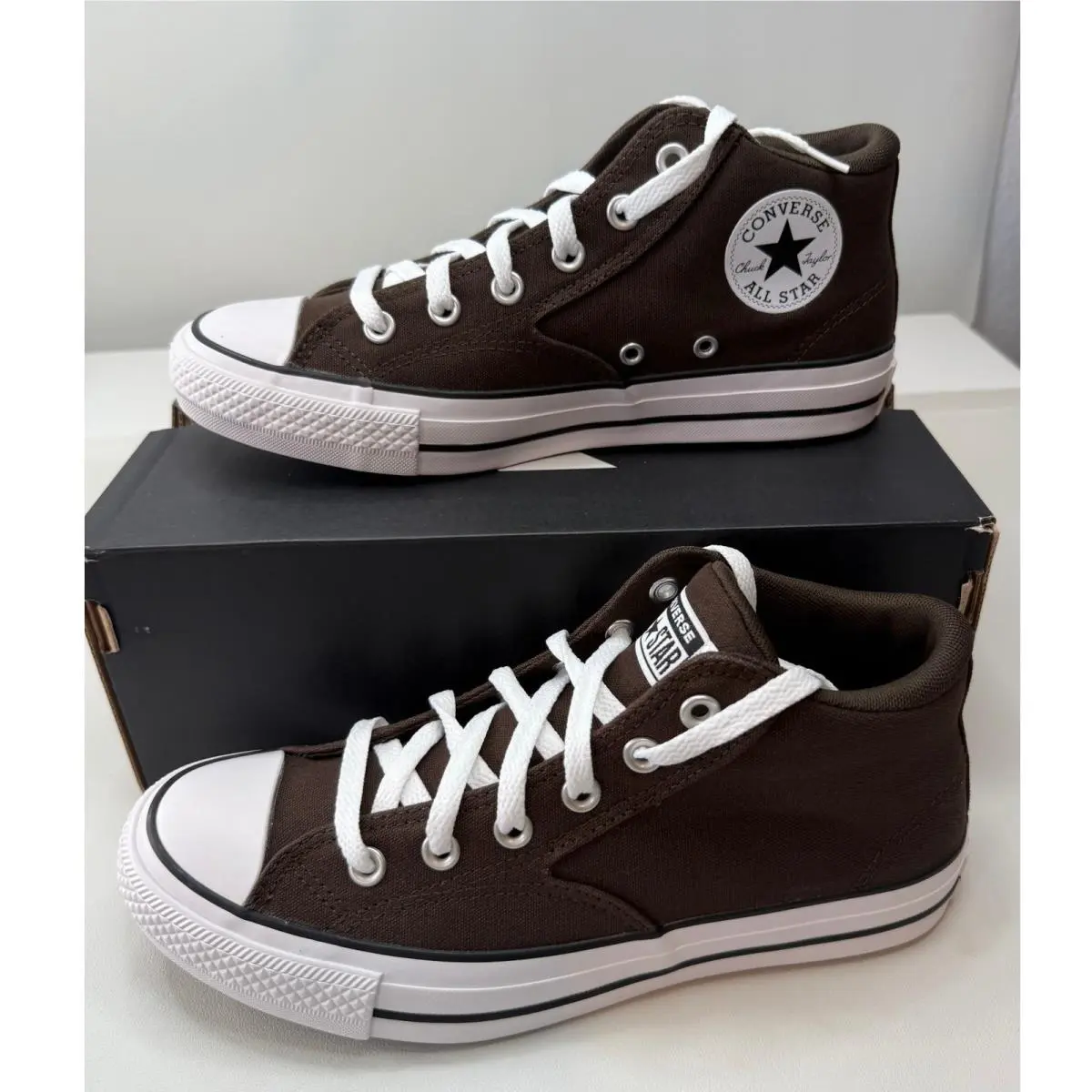 Converse Malden Street Mid Fresh Brew Brown A11708F Womens 8.5 Mens 6.5