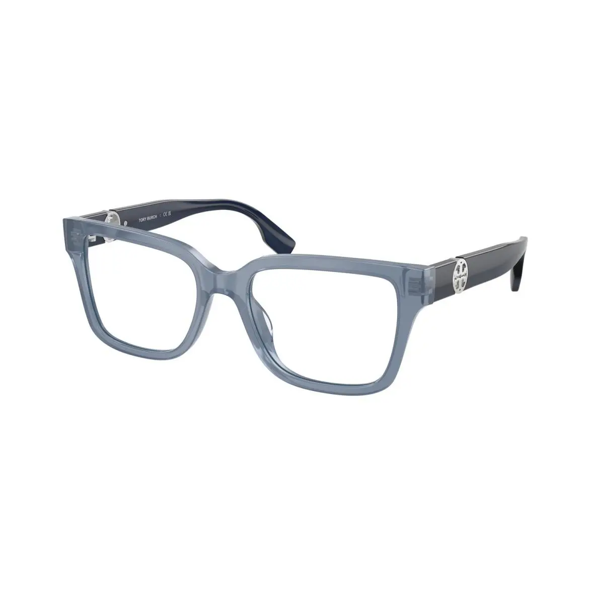 Tory Burch TY2168U 2076 Milky Jean Blue Demo Lens 53 mm Women`s Eyeglasses