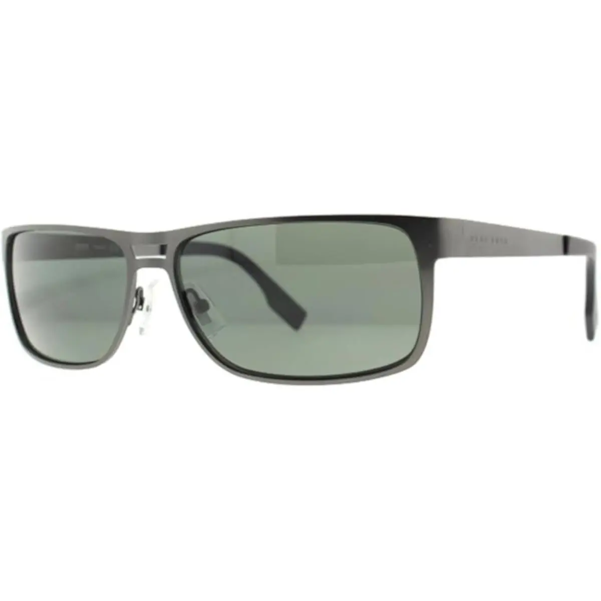 Hugo Boss Adult 0451/P/S Semi Matte Ruthenium/brown Mirror Silver OS Sunglasses