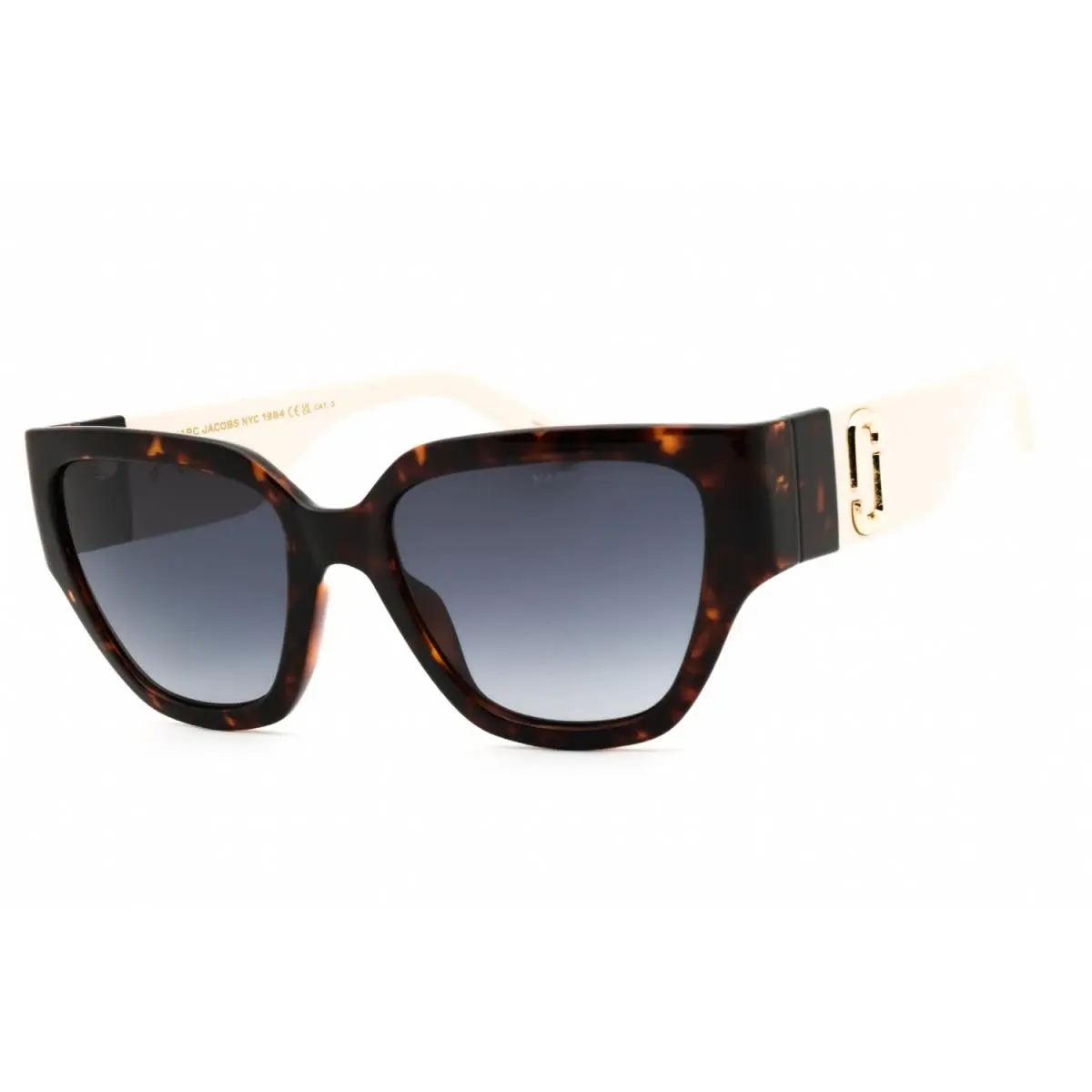 Marc Jacobs Marc 724 S Xlt 9O Sunglasses Havana Frame Grey Gradient Lenses 54mm