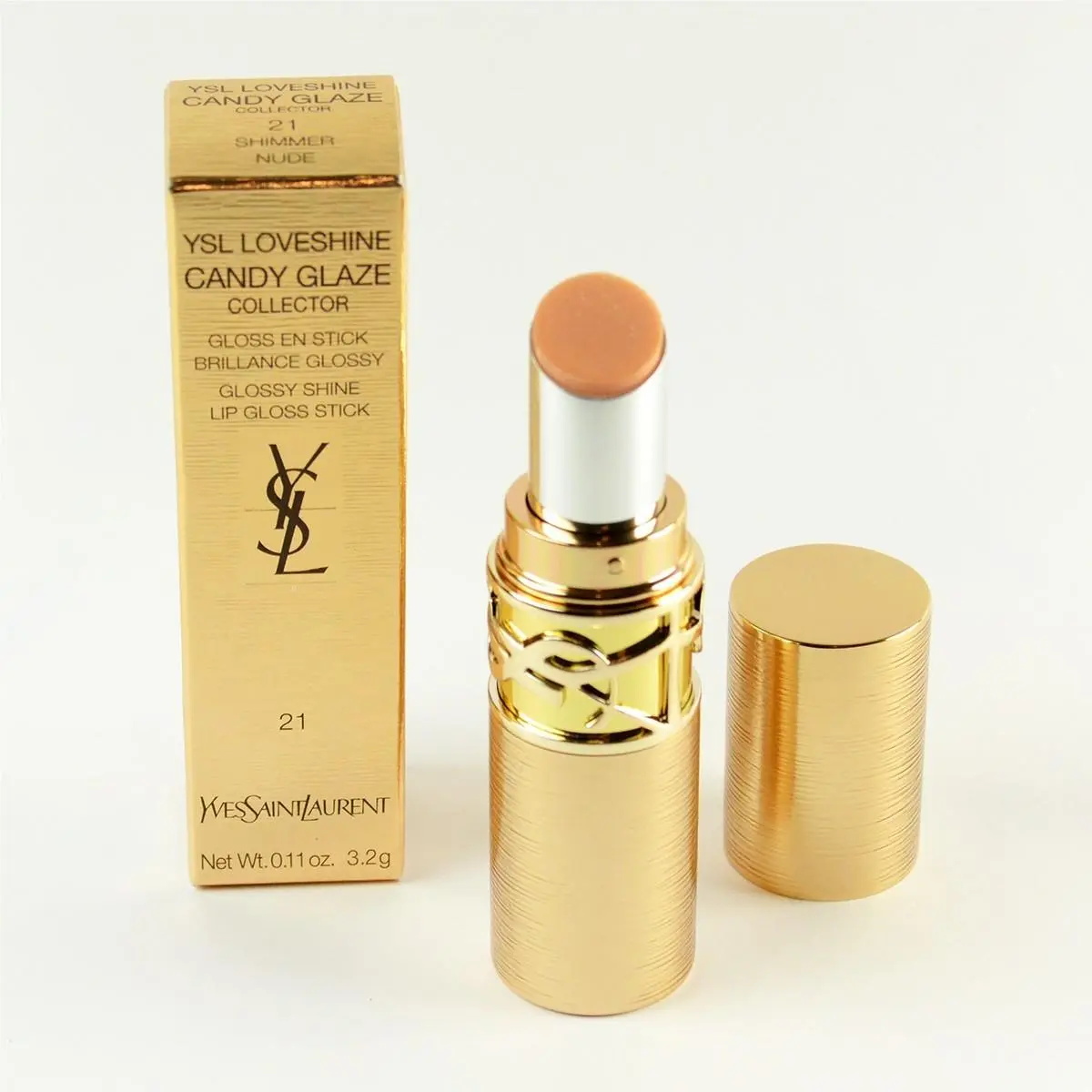 Yves Saint Laurent Ysl Loveshine Candy Glaze Lip Gloss Stick 21 Shimmer