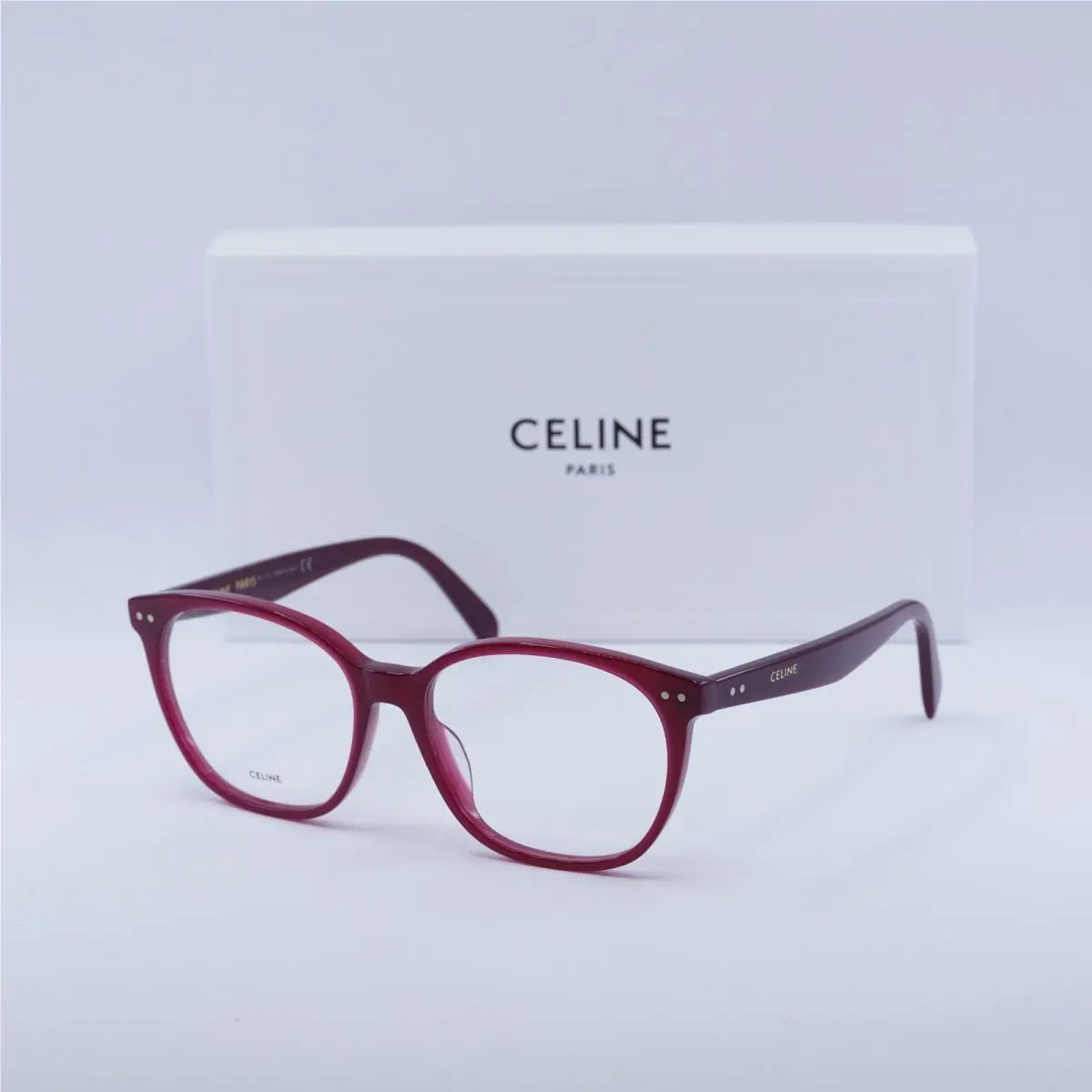 Celine CL50099I 069 Milky Burgundy 55mm Eyeglasses