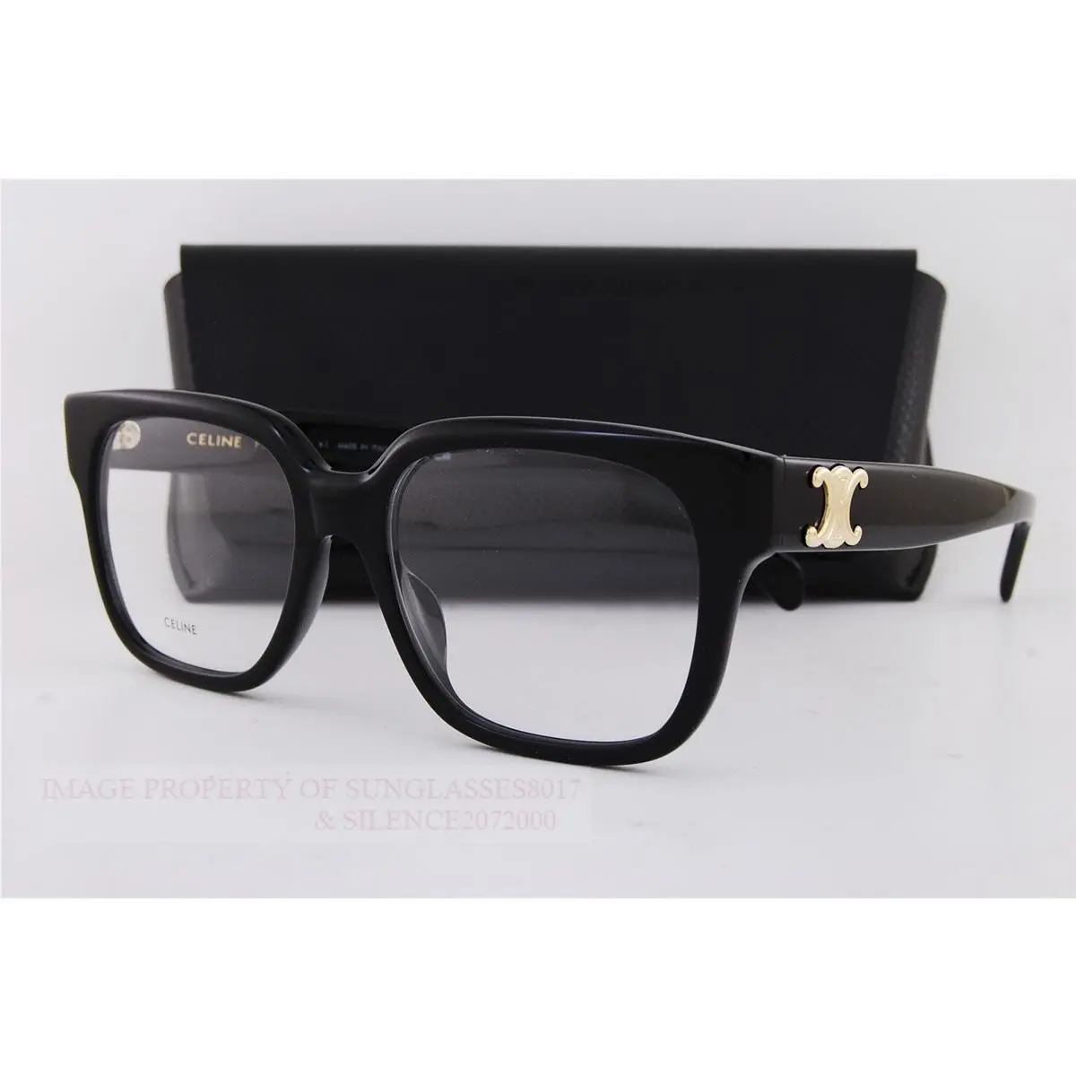 Celine Eyeglass Frames CL 50172I 001 Black For Men Women Size 54mm