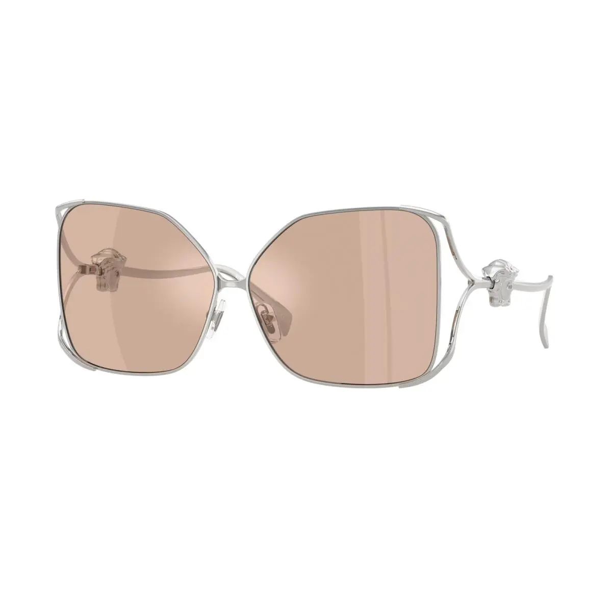 Versace VE2288 1001 5 Silver Light Pink Mirror Silver 62 mm Women`s Sunglasses