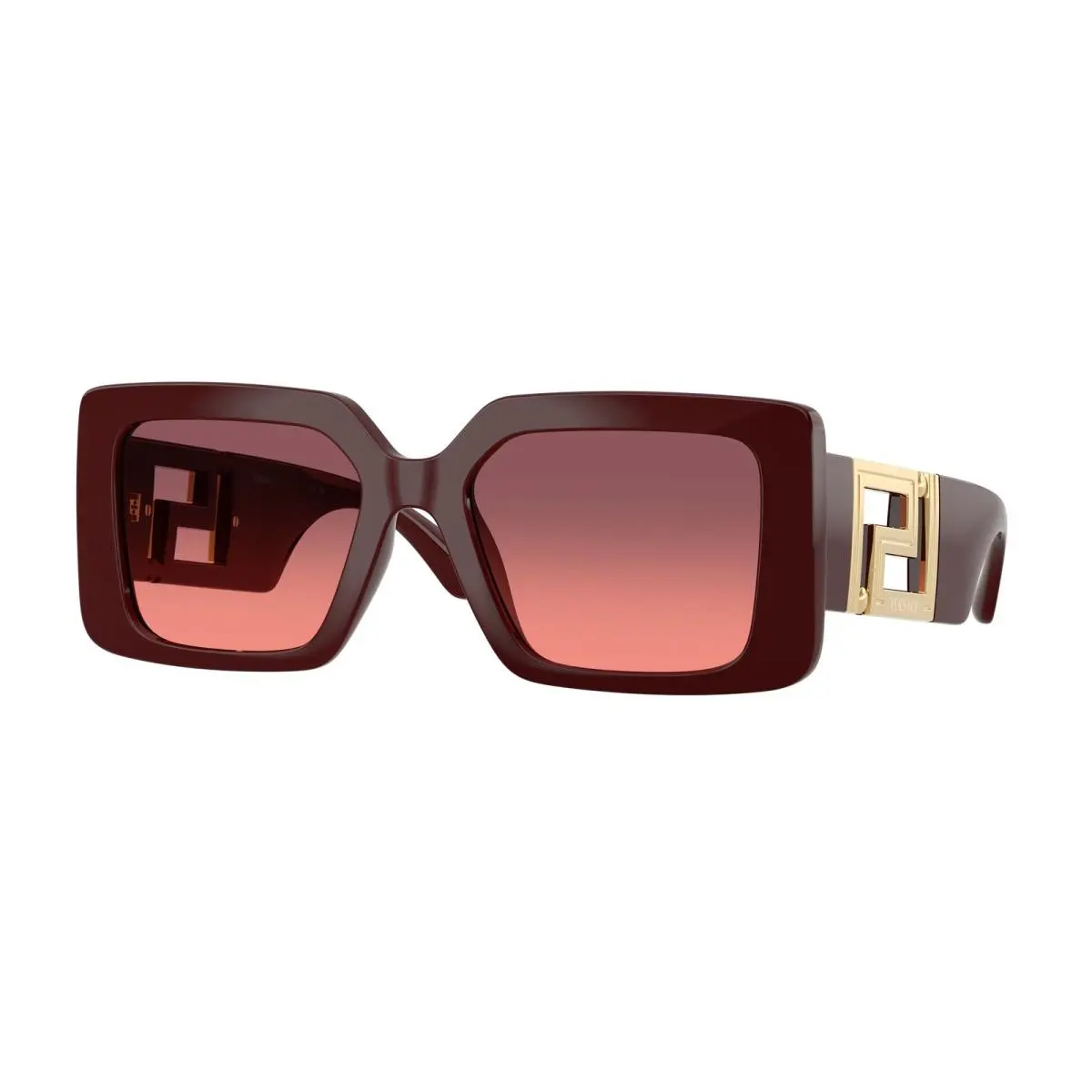 Versace VE4505U 538120 Burgundy Pink Gradient Violet 55 mm Women`s Sunglasses