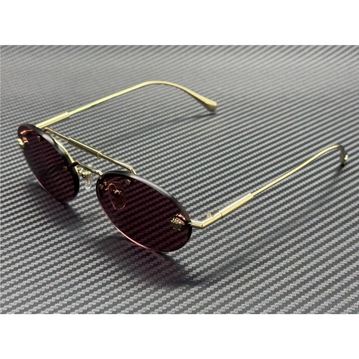 Versace VE2295 12521A Pale Gold Violet Women`s 56 mm Sunglasses