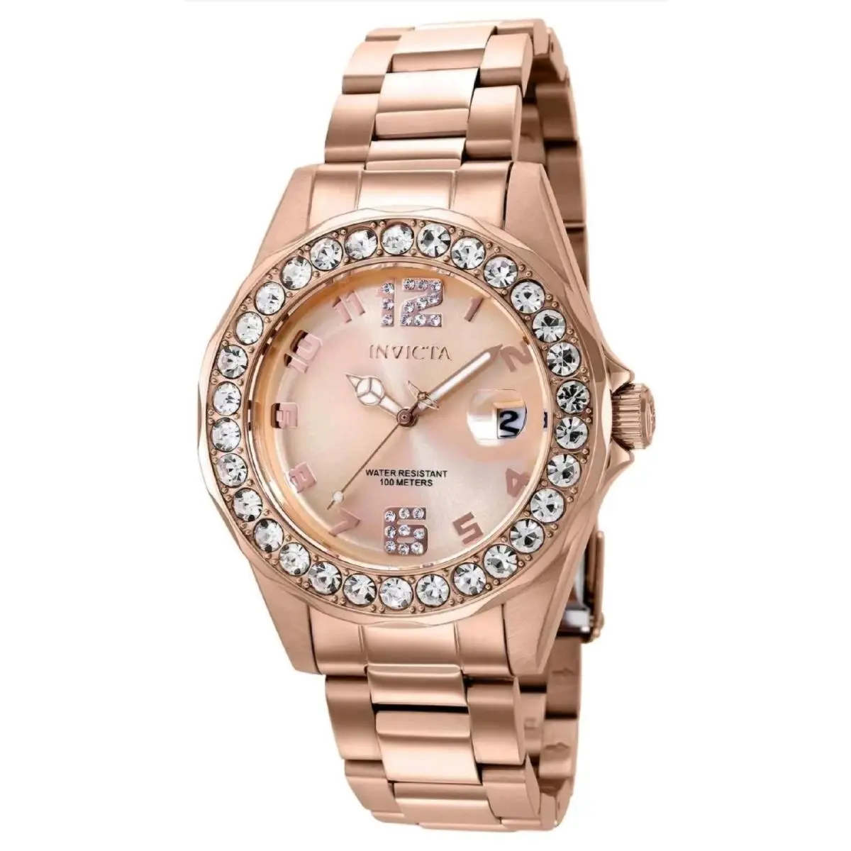 37698-  Pro Diver Women`s Watch - 38mm Rose Gold by Invicta