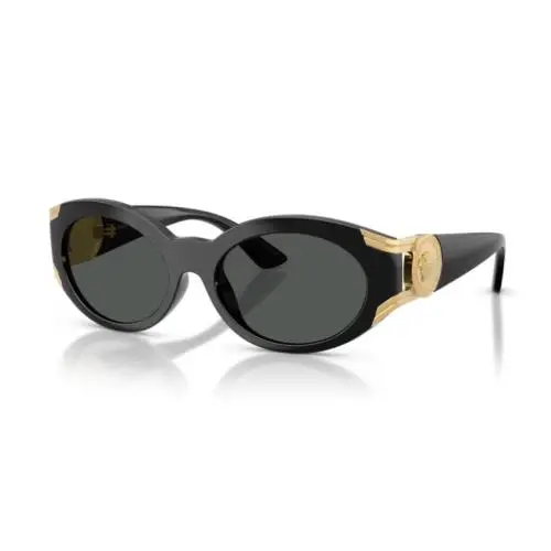 0VE4503U GB1/87 Black/dark Grey 55mm Women`s Sunglasses by Versace