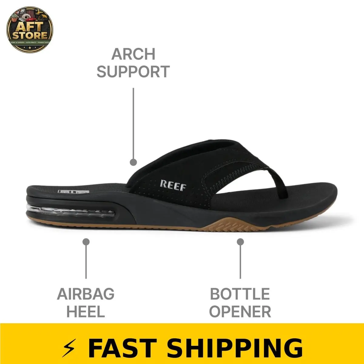 Reef shoes - RF002026 - R2026_BLACK/SILVER BLS - Black/Silver (UPC: 881862642726) 3