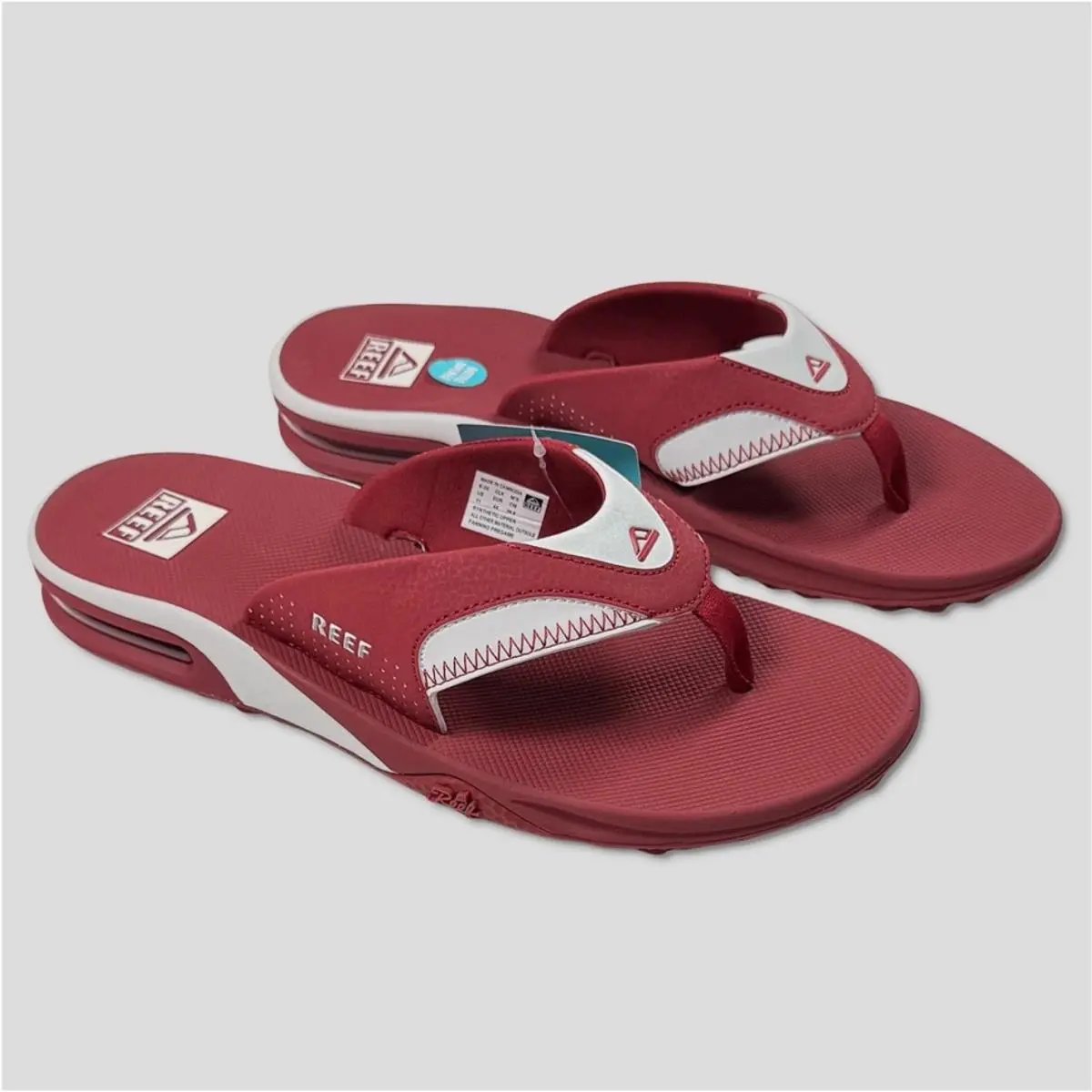 Reef Fanning Pregame / Tailgate Sandals - Mens 10 Crimson - 48627-FL2