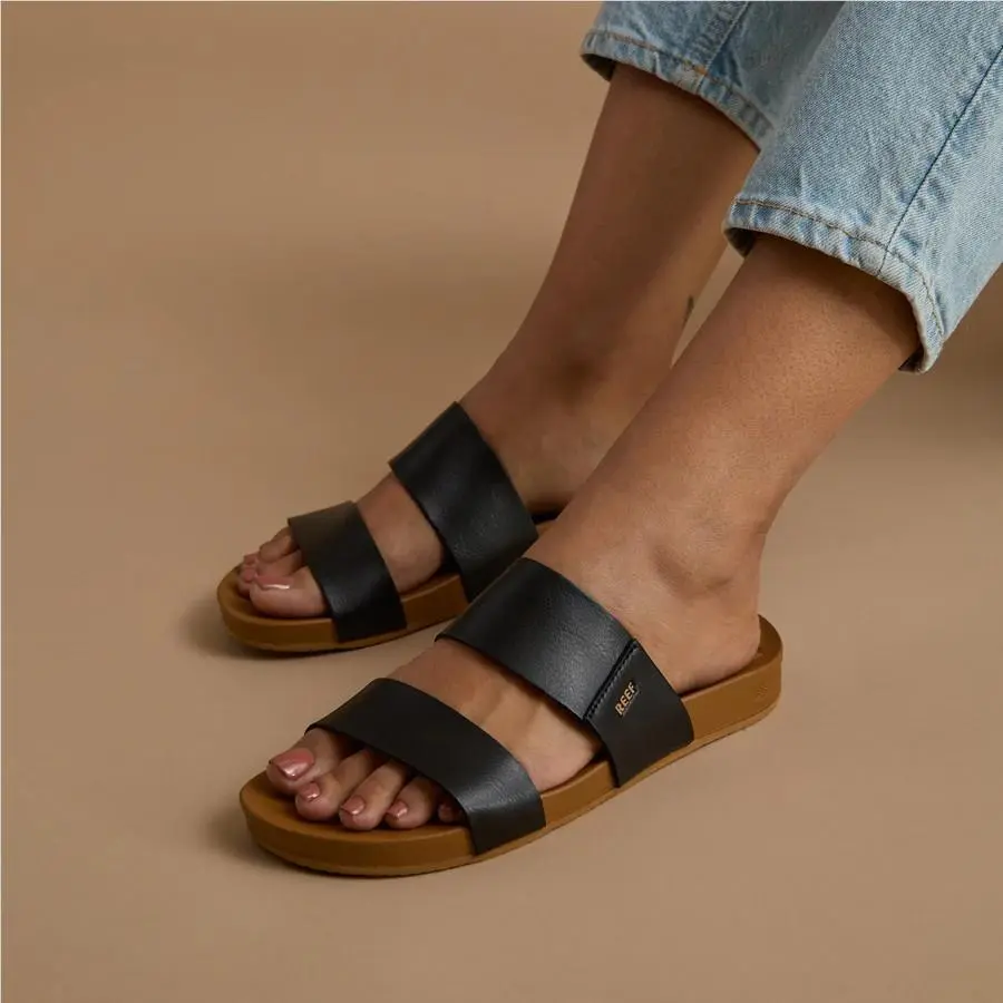 Reef shoes - Cushion Vista - Cushion Vista - Black/Tan (UPC: 191929746718) 4