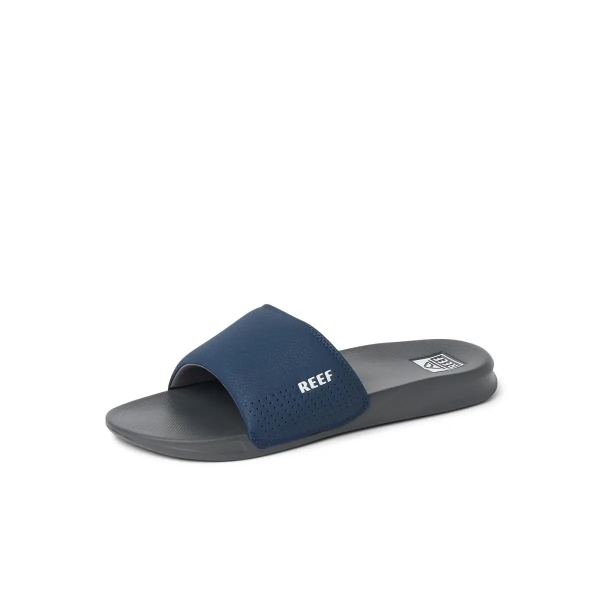 Reef One Slide Mens Sandal Navywhite 8