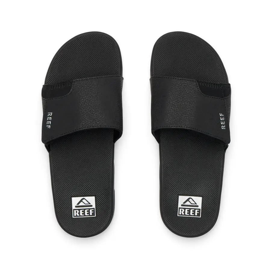 Reef shoes - Fanning Slide - Fanning Slide - Black/Silver (UPC: 194097971425) 4