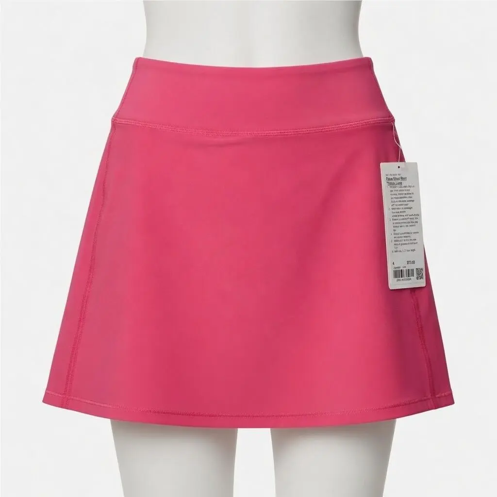 Lululemon Pace Rival Skirt Sz 4 15” Long Lipgloss Pink Tennis Pickleball
