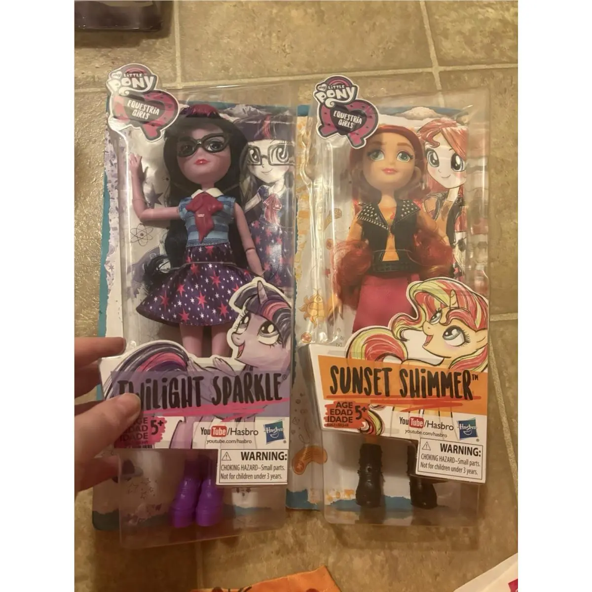 My Little Pony Equestria Girls Sunset Shimmer and Twilight Sparkle Dolls