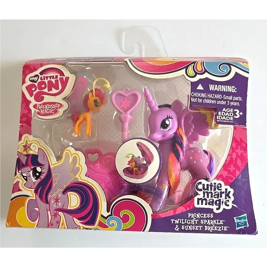 2014 Hasbro My Littlr Pony Cutie Mark Magic Princess Twilight/sunset Breeze