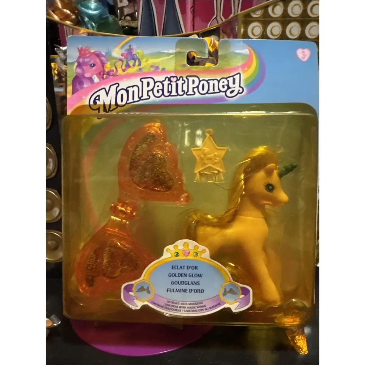 My Little Pony G2 Golden Glow Unicorn Unicorns with Magical Wings