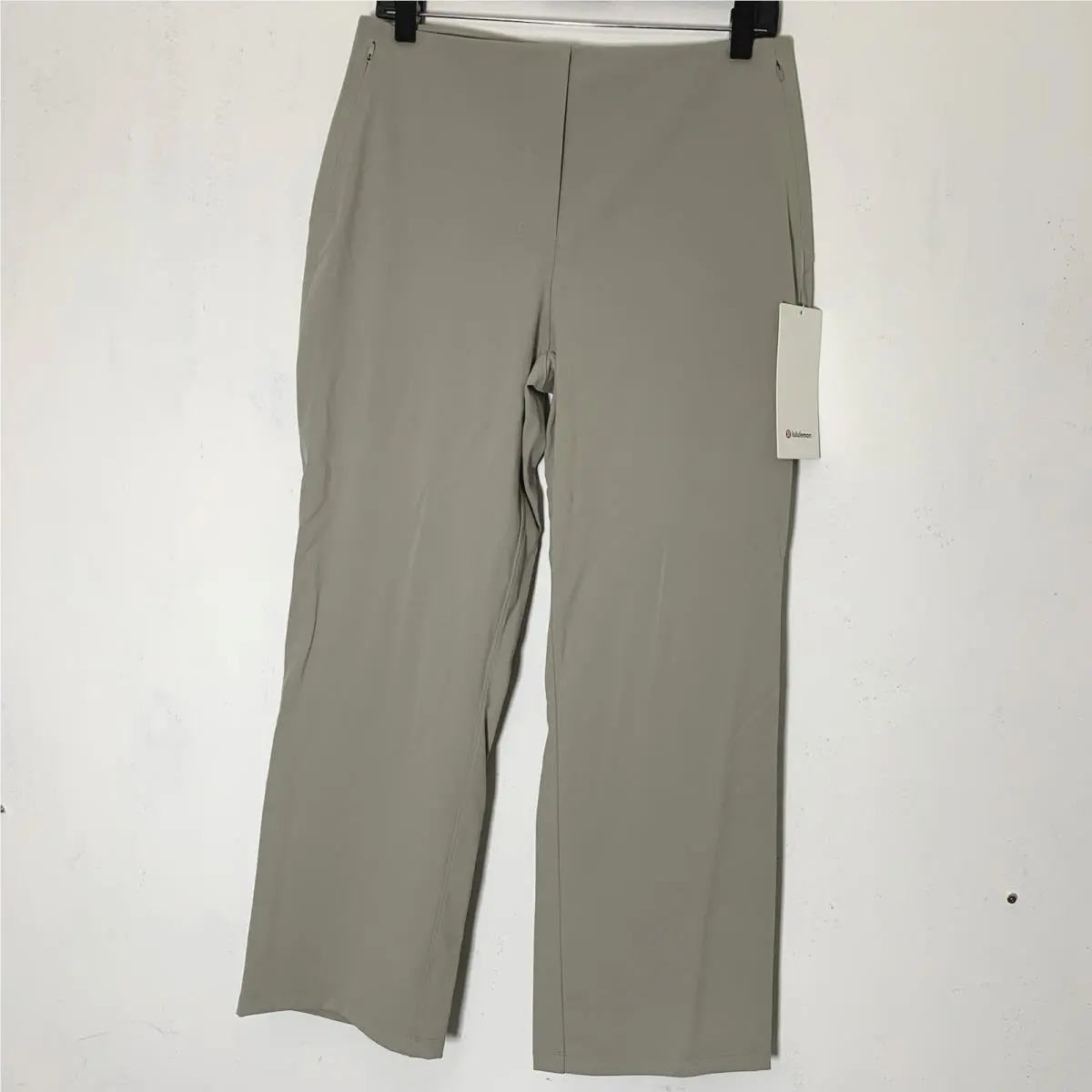 Lululemon - Smooth Fit Pull on High Rise Flared Beige Pants - Size: 10