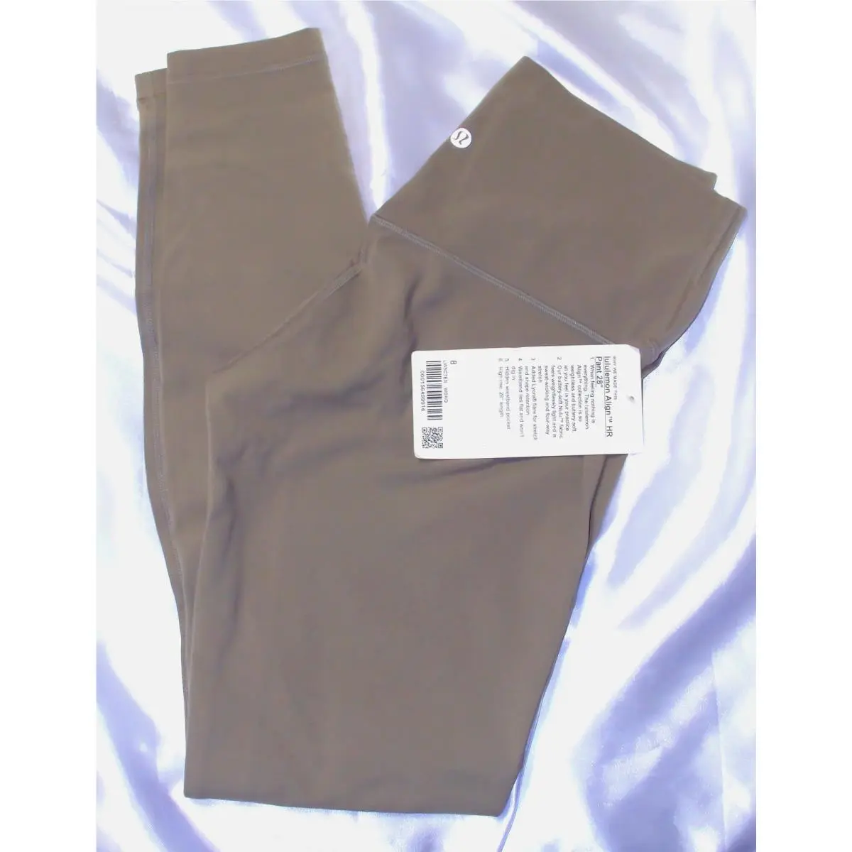 Women`s Lululemon Align High-rise Pant 28” - Warm Ash Grey - Size 8