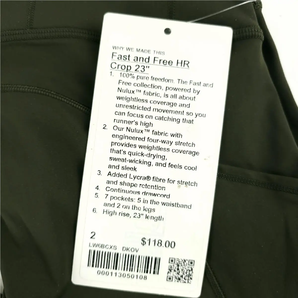 Lululemon clothing - Green 4