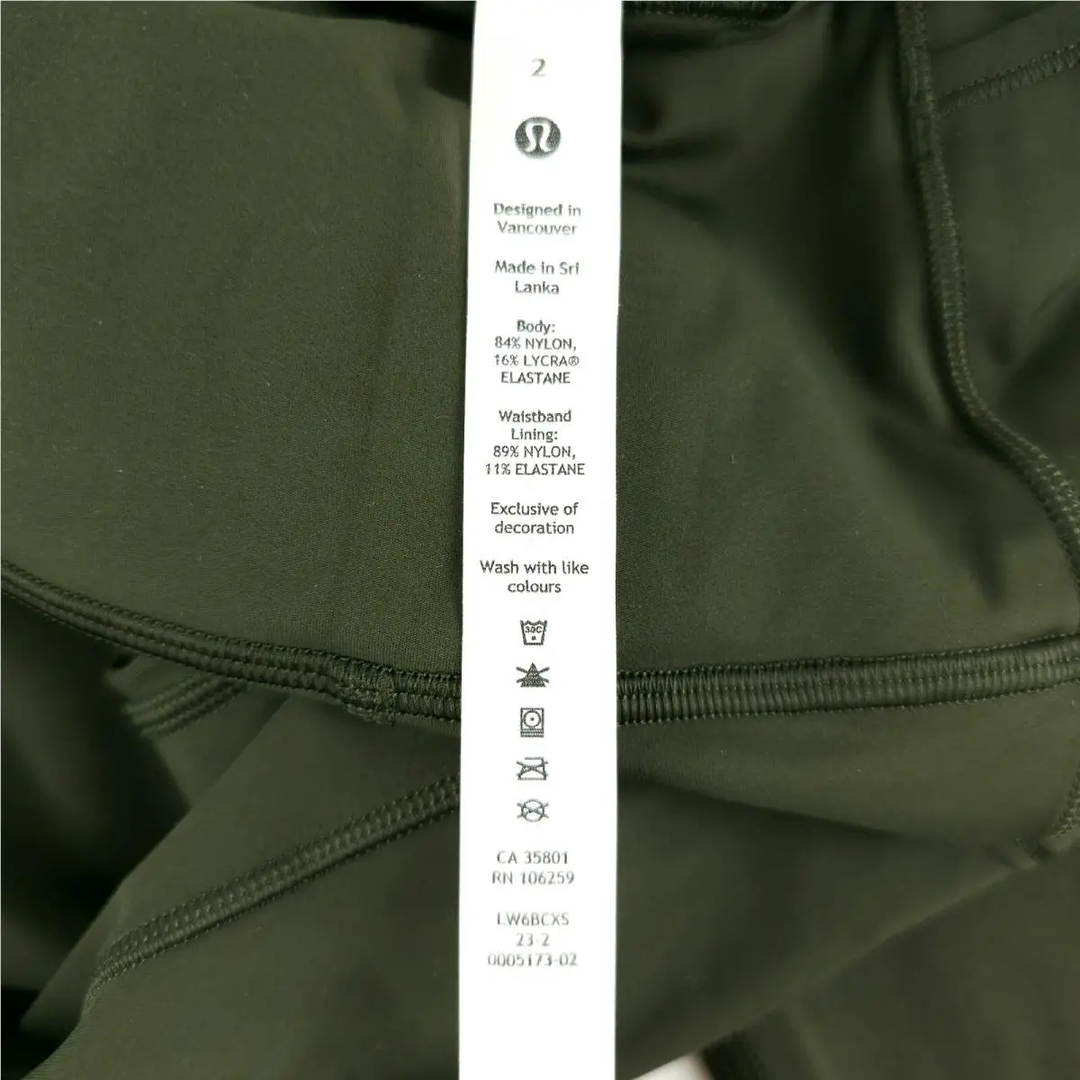 Lululemon clothing - Green 5
