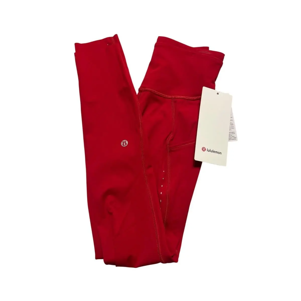 Lululemon Fast Free High Rise Tights with Pockets 25 Dark Red Size 0