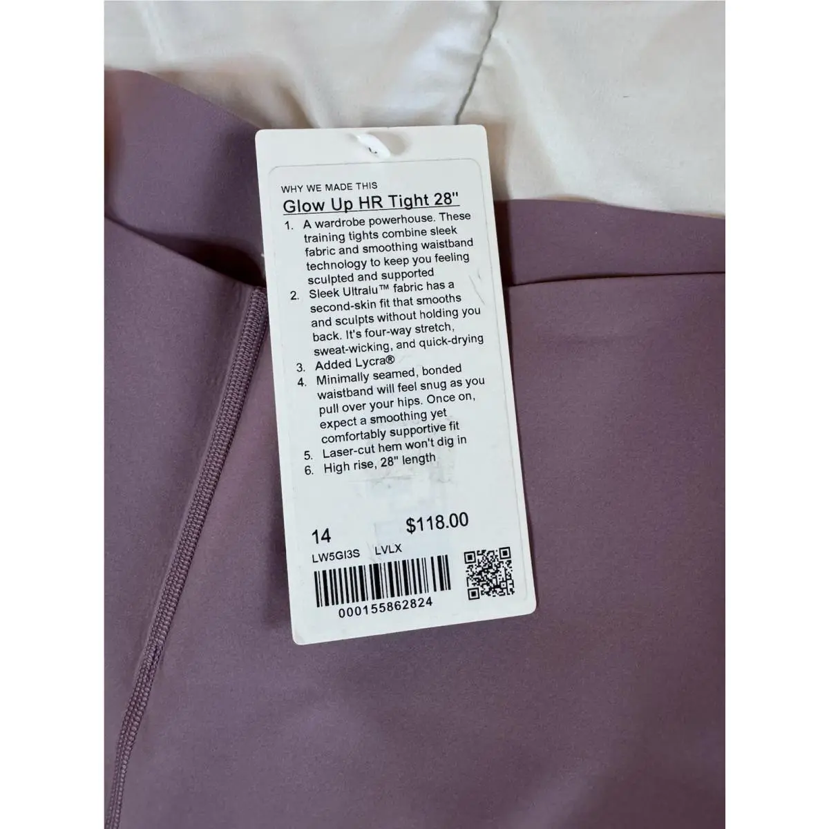 Lululemon clothing - LW5FZES - LW5FZES - Lavender 7